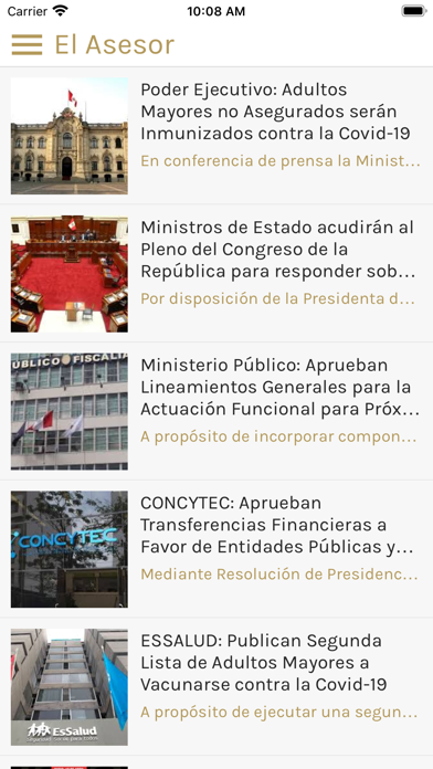 El Asesor Screenshot