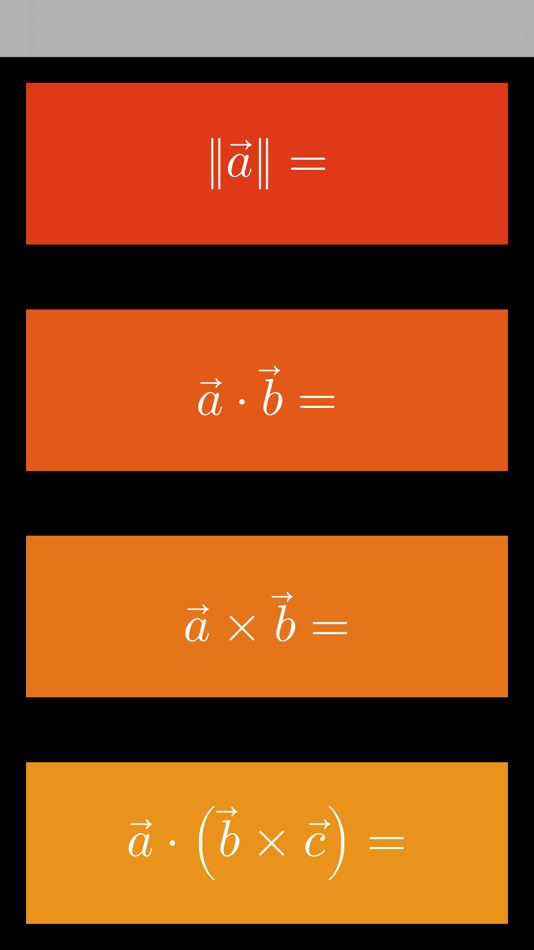 #5. Vector calculator Math Physics (iOS) By: Francesco Grassi