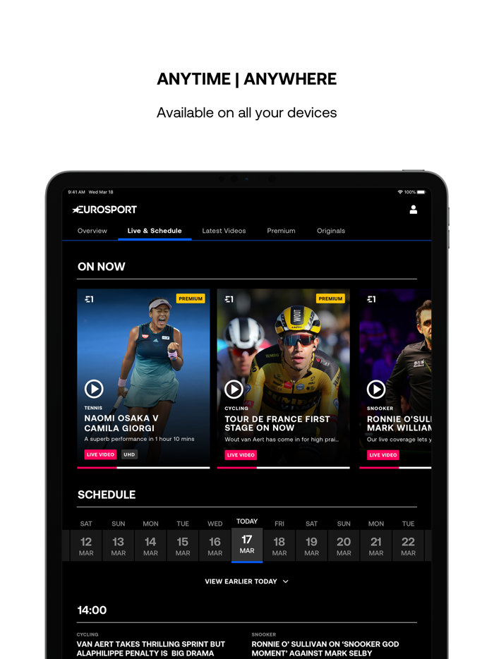 Eurosport Live, News  Scores