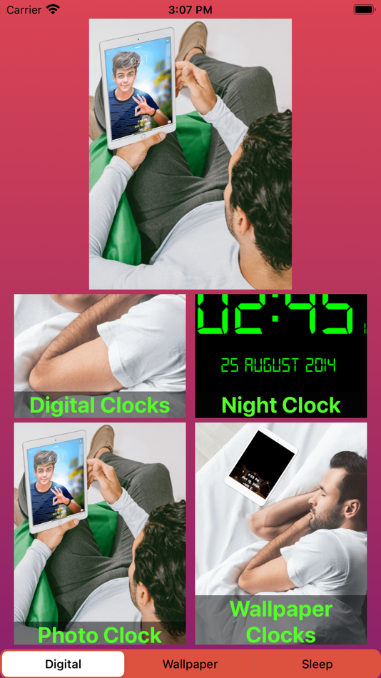 #1. Digital Clock-Bedside LED Time (macOS) Bởi: Bushra Parveen