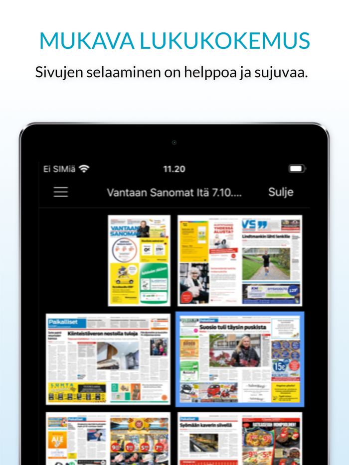 Vantaan Sanomat päivän lehti