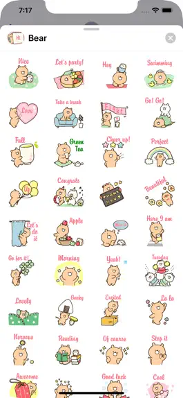 Game screenshot Gummy Bear Stickers Pack mod apk