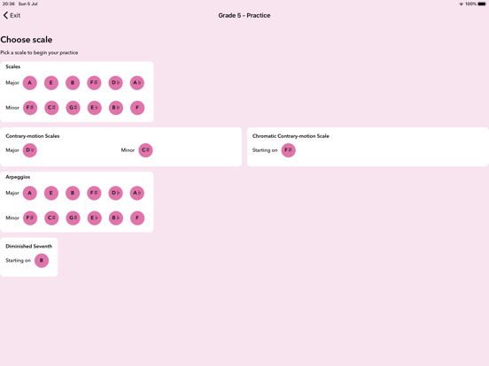 ABRSM Piano Scales Trainer screenshot 2