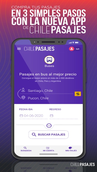 ChilePasajes Screenshot