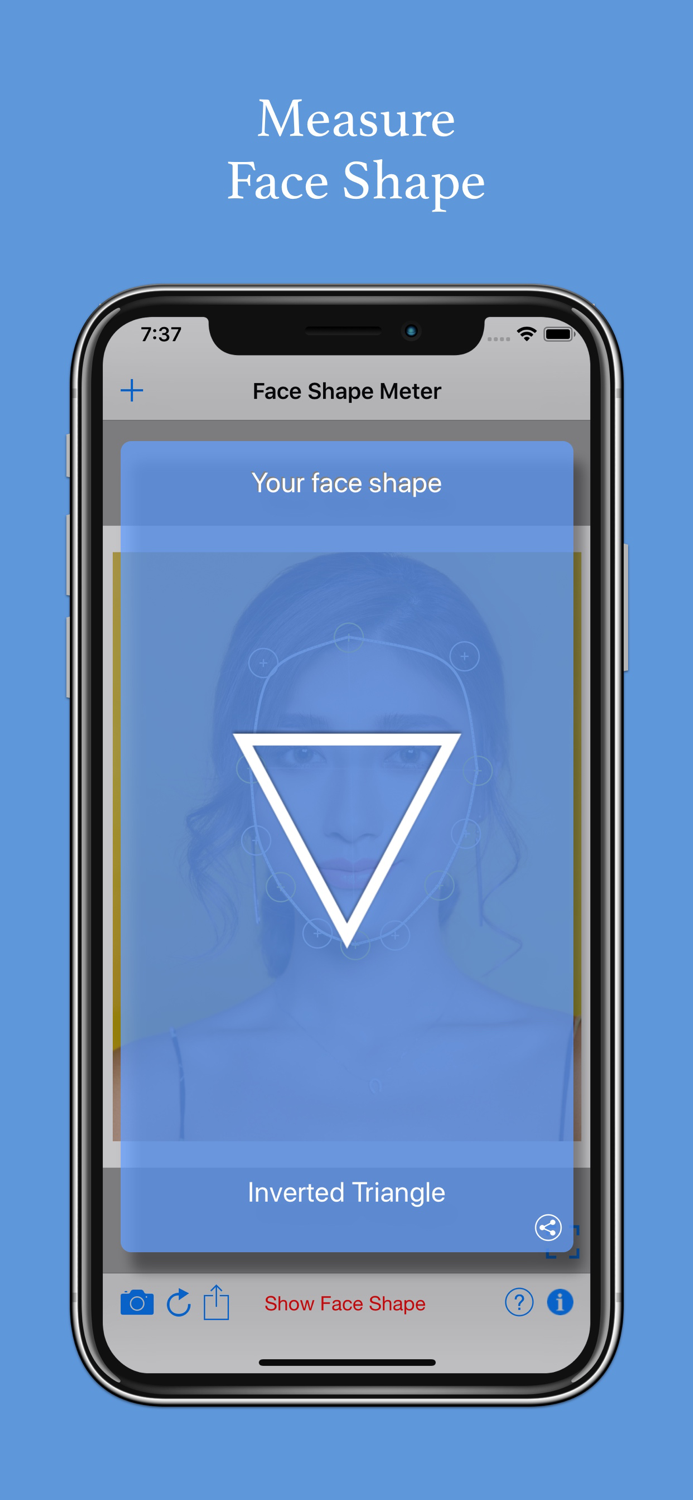 Face Shape Meter camera tool