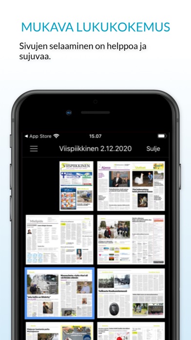 Viispiikkinen, päivän lehti Screenshot