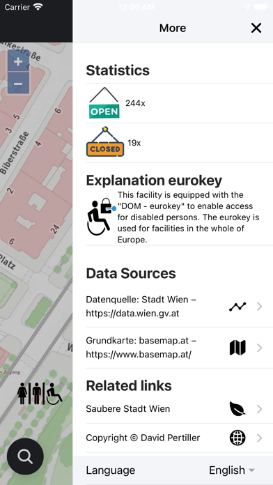 Public Toilets in Vienna Screenshot