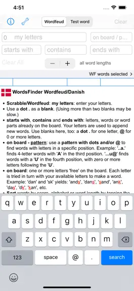 Game screenshot Dansk Words Finder Wordfeud mod apk