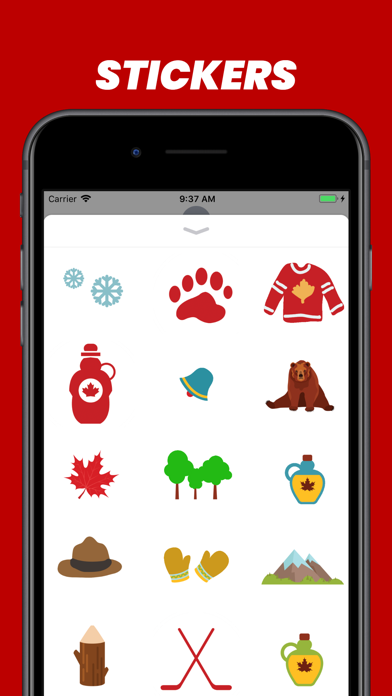 Canada country stickers emoji Screenshot 1 - AppWisp.com Canada country stickers emoji Screenshot 1 - AppWisp.com