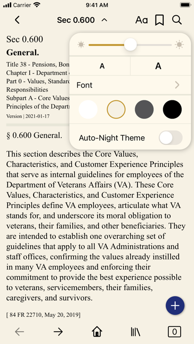 CFR 38 by PocketLaw Screenshot
