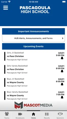 Game screenshot Pascagoula Gautier Athletics hack