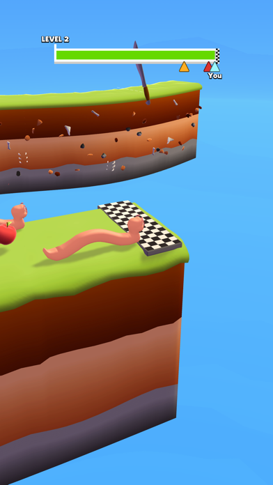 Worm Race 3D Screenshot