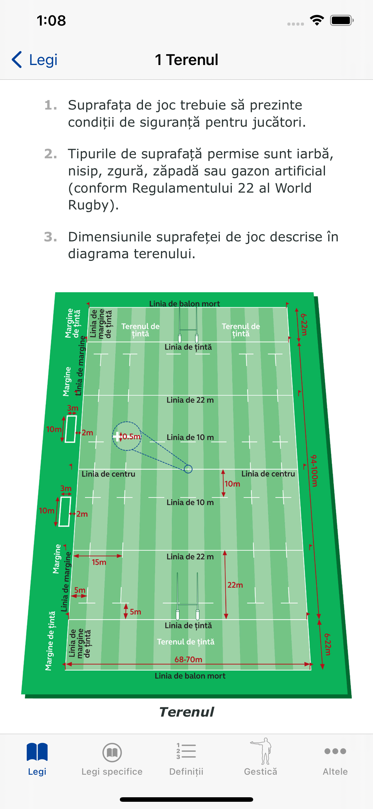 World Rugby: Legile Jocului
