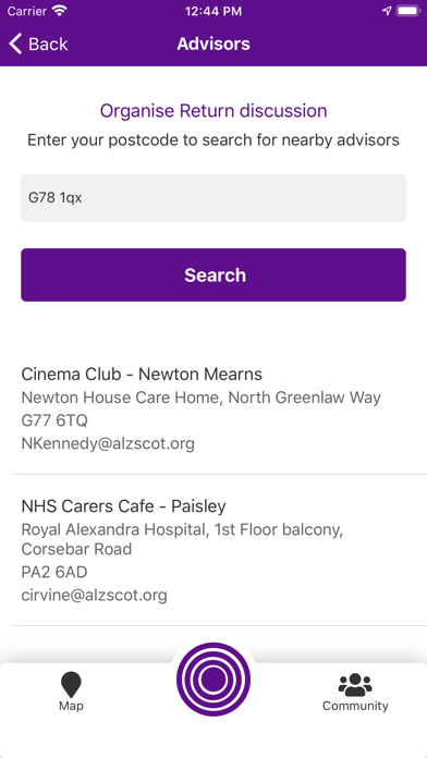 Purple Alert Scotland Screenshot