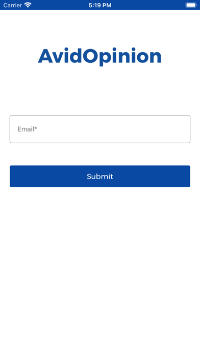 AvidOpinion Screenshot