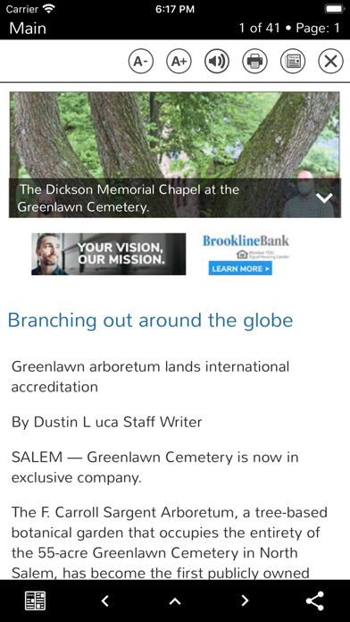 The Salem News- Beverly, MA Screenshot