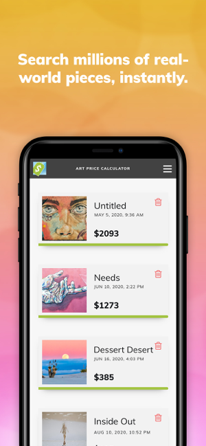‎Art Price Calculator Capture d'écran