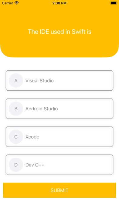Quick Questions Screenshot