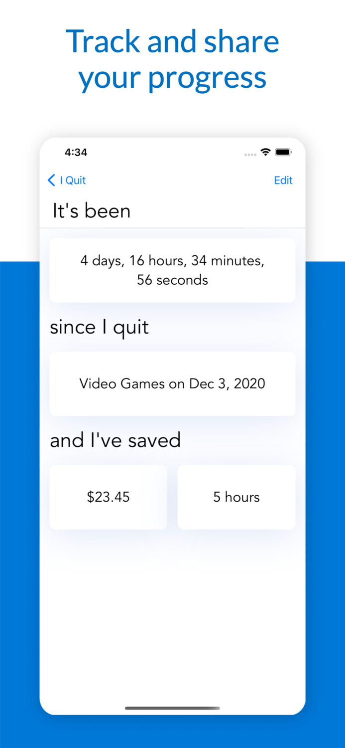 Quit Anything - X days since