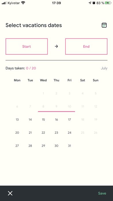Workload Screenshot