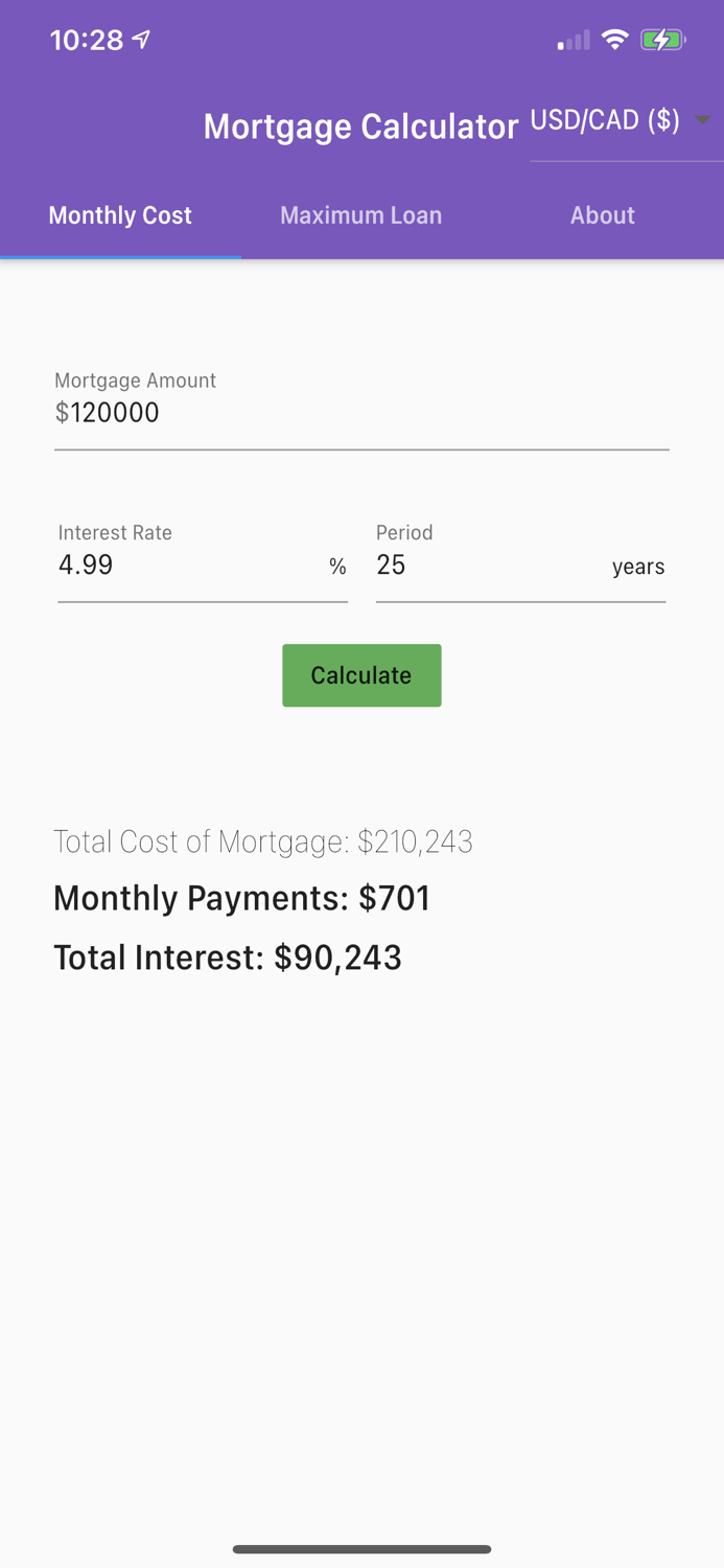 Mortgage Repayment Calculator