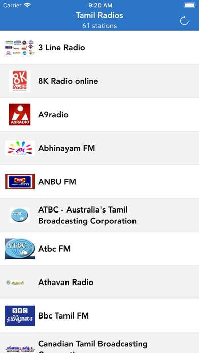 Screenshot #1 pour Tamil Radios FM