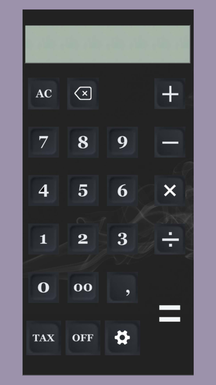 Simple Calculator FLAT calc