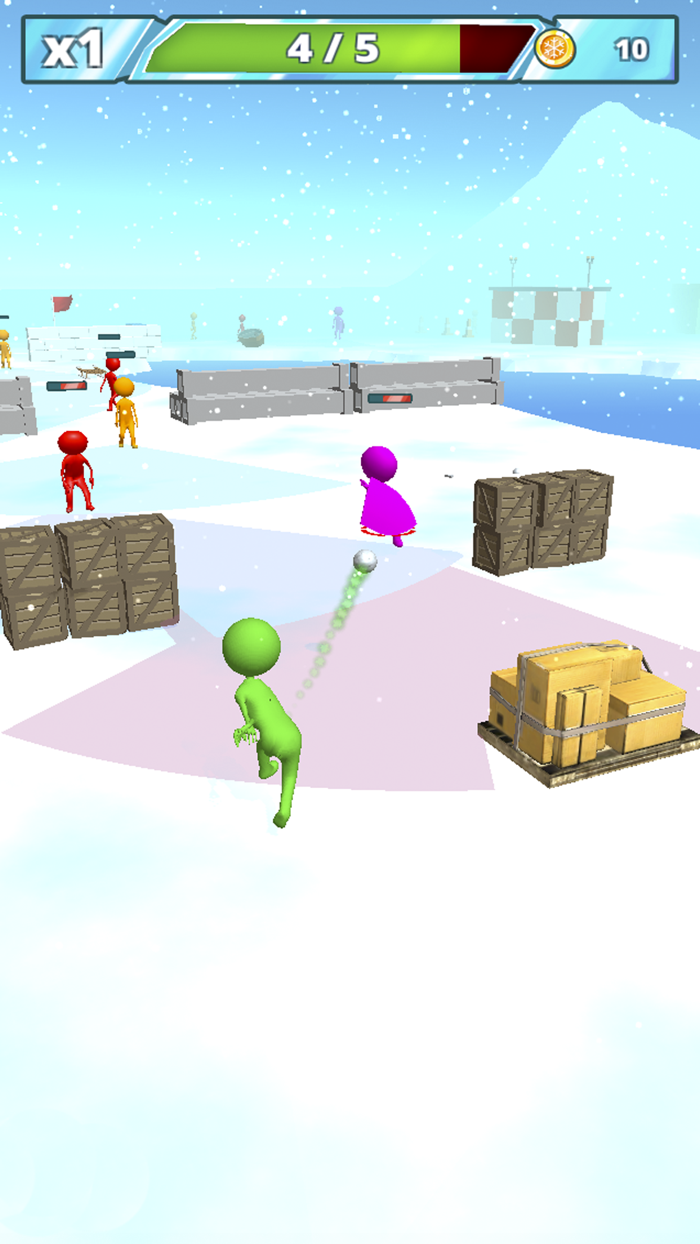 Snowballs Fight 3D