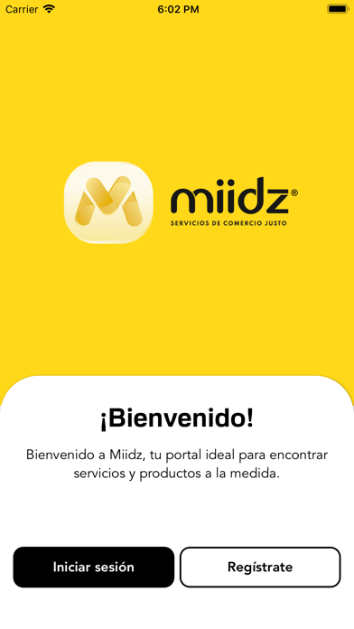 miidz - Solicita servicios Screenshot