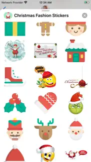 christmas fashion stickers iphone screenshot 3