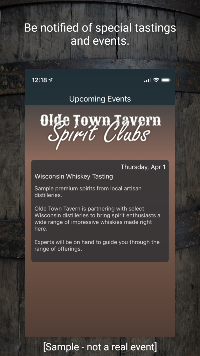 Olde Town Tavern Spirit Clubs