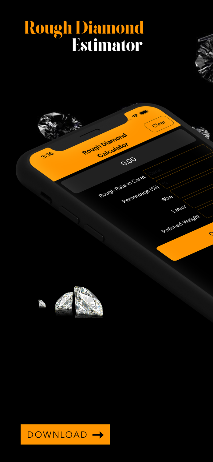 Rough Diamond Calculator