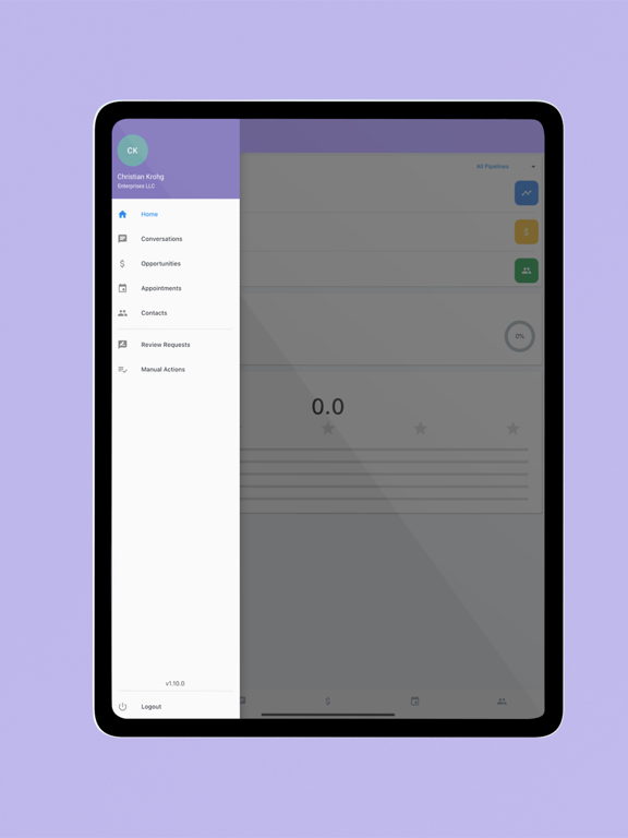 Followup.glass iPad screenshot 3 - Productivity app