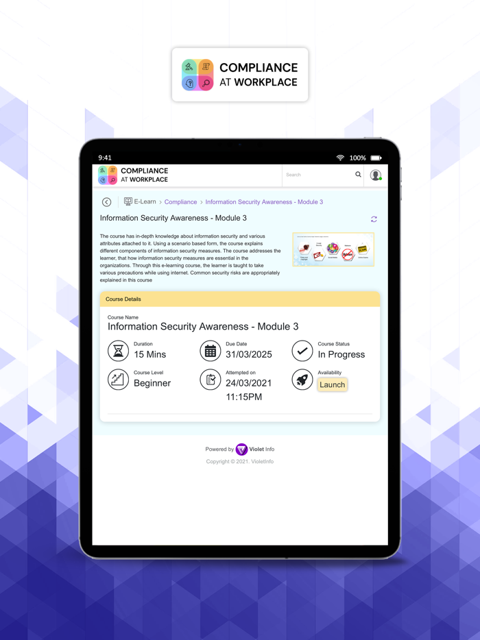 Compliance at Workplace
