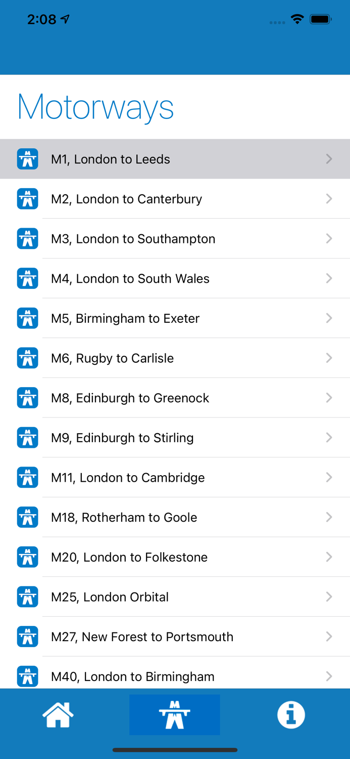 Motorway Walks and Breaks Lite