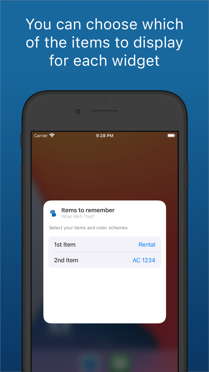 What WAS That Widget Maker