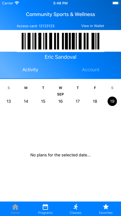 Community Sports & Wellness Screenshot