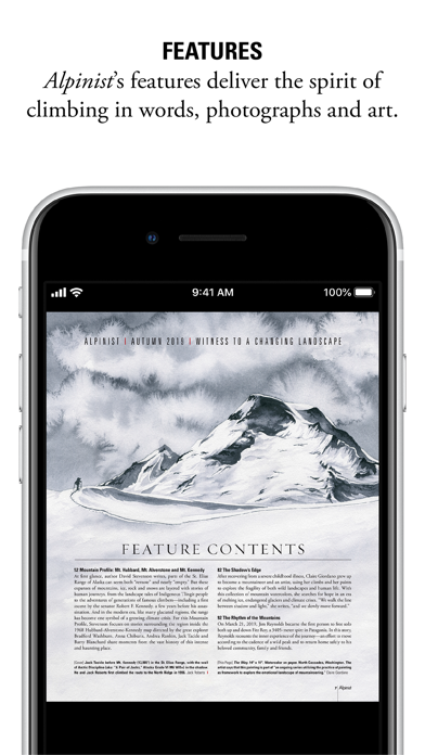 Alpinist Magazine Screenshot