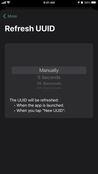 UUID+ Screenshot