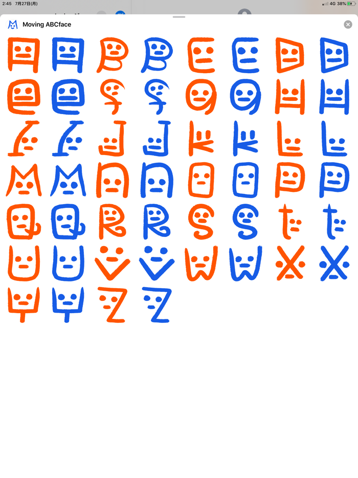 MovingABCface
