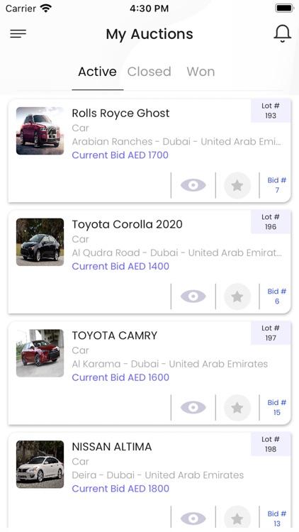 BidinCars Auctions screenshot-3