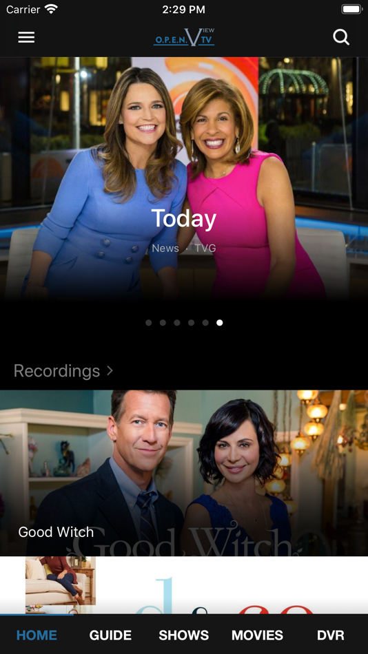 #1. O.P.E.N. View TV (iOS) Podle: TiVo Platform Technologies LLC