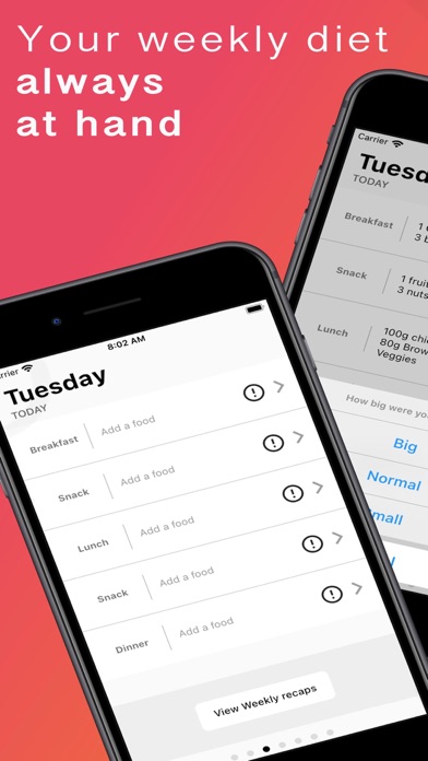 Dieetly - weekly diet Screenshot