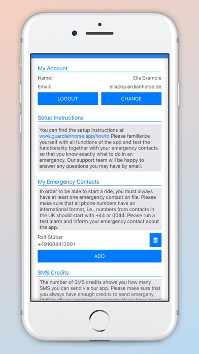 Guardian Horse - Reiter App Screenshot
