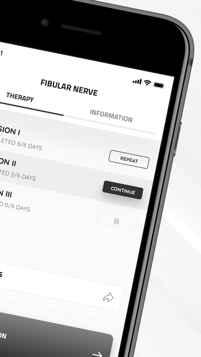 Screenshot 2 of Peroneal Nerve Therapy App