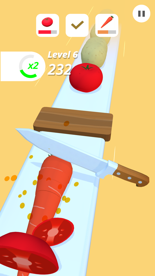 #3. Perfect Slice: Chop Vegetables (iOS) 由: Suhail Ahamed
