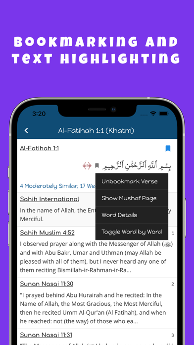 Qurani: Quran, Hadith & Tafsir Screenshot