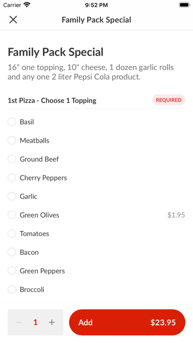Big C's Downtown Pizzeria Screenshot
