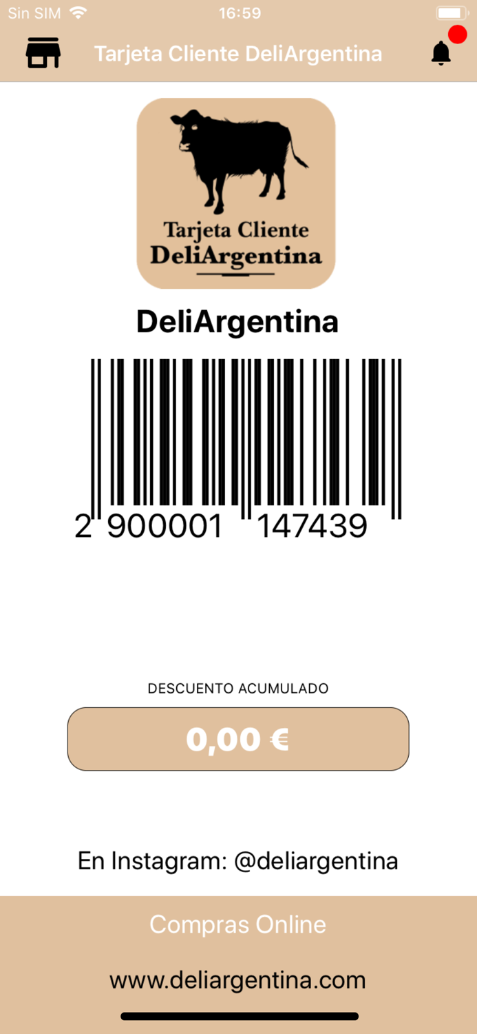 Tarjeta Cliente DeliArgentina
