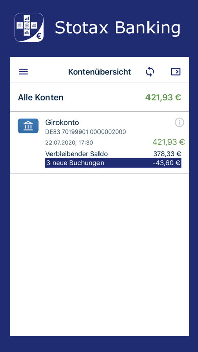 Stotax Banking Screenshot